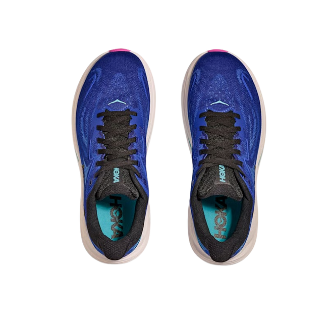 Tops of Hoka Women's Clifton 10 Running Shoe in Night Sky Blue