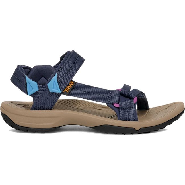 Lateral side of Women's Teva Terra Fi Lite Sandal in Crown Navy Blue