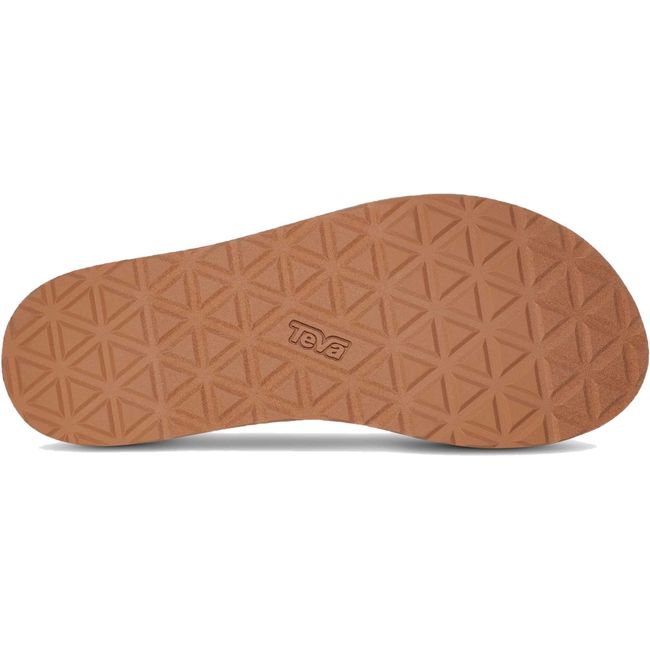 Sole of Women's Teva Flatform Universal Sandal in Maple Sugar Lion Tan
