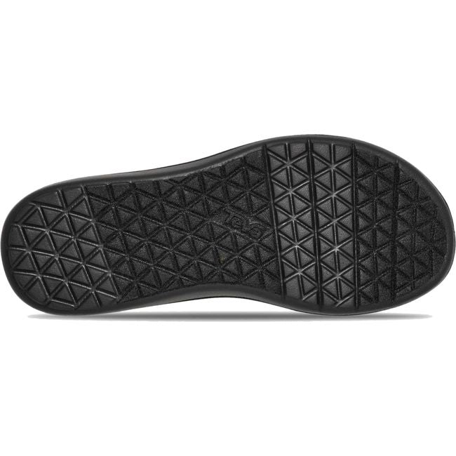 Sole of Teva Women's Voya Flip Flop in Sirena Black upper