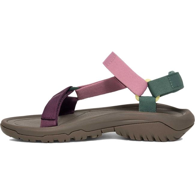 Medial side of Women's Teva Hurricane XLT2 Sandal in Root Multi Purple and Pink
