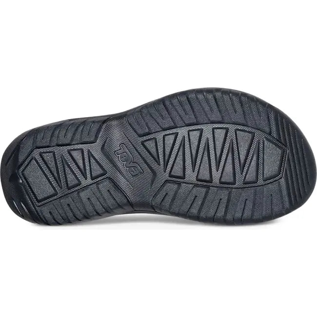 Sole of Women's Teva Hurricane XLT2 Sandal in Mesh Total Eclipse Gray, Purple, and Blue upper