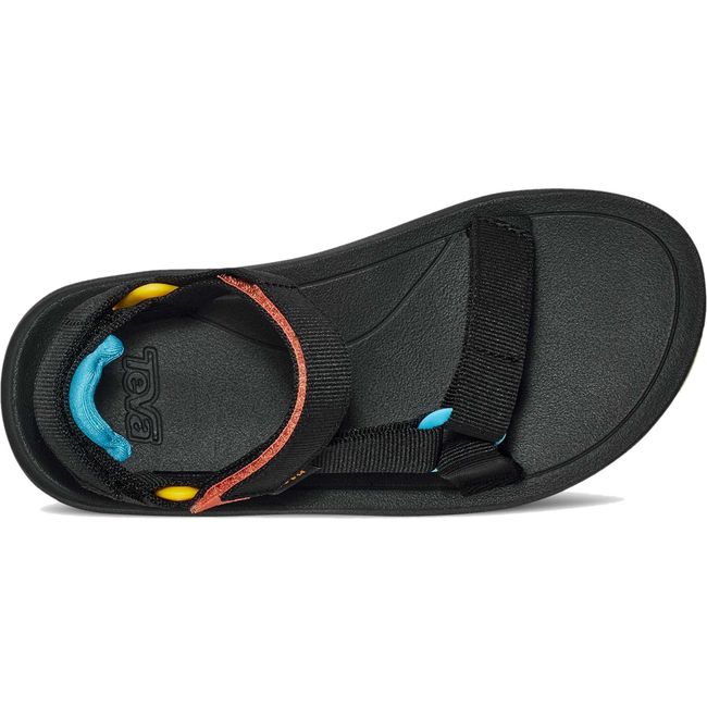 Upper of Kids Teva Hurricane XLT 2 Sandal in Black Multi with velcro straps