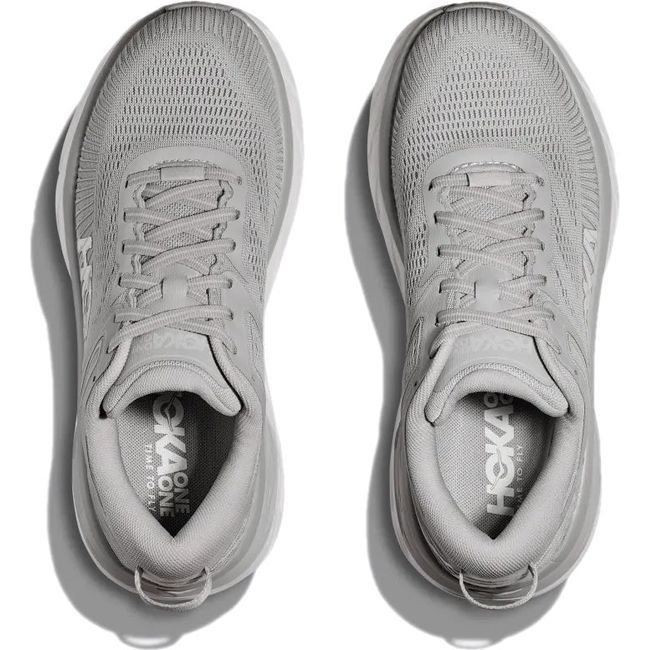 Hoka Men's Bondi 7 Running Shoe Harbor Mist/White 1110518/1110530-HST