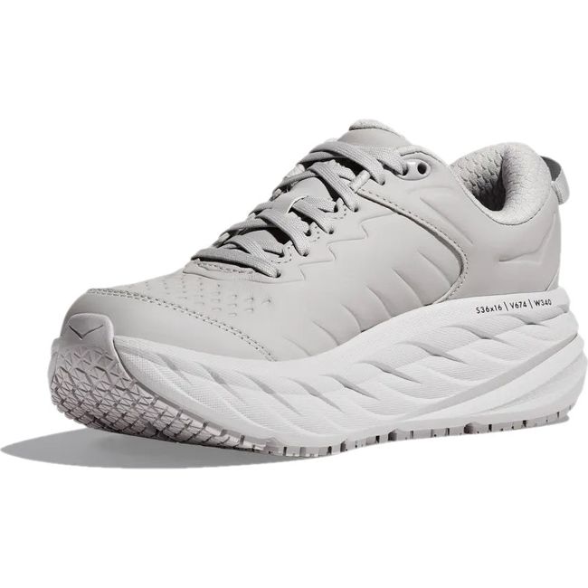 Hoka Women's Bondi SR Work Shoe Harbor Mist/Lunar Rock 1110521/1129351-HMLR
