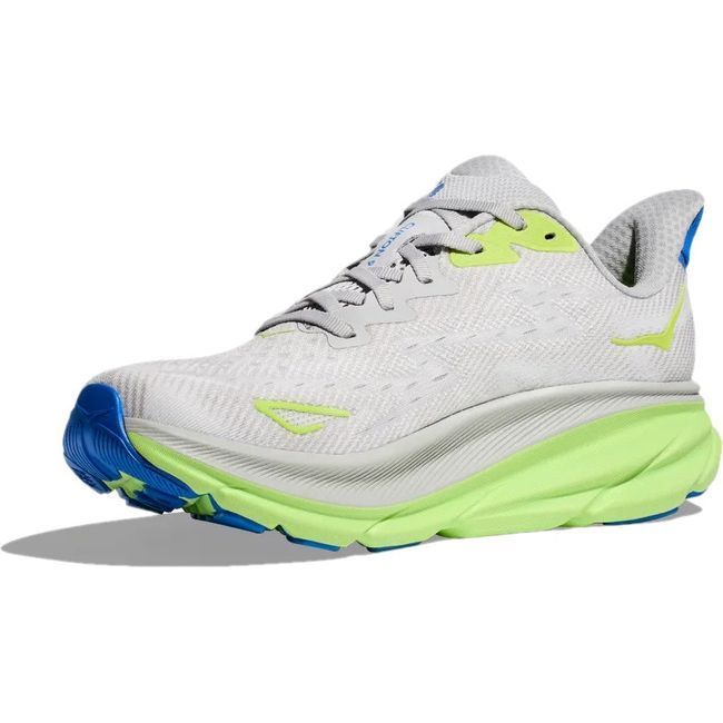 Hoka Men's Clifton 9 Running Shoe Stardust/Electric Cobalt 1127895/1132210-STLC