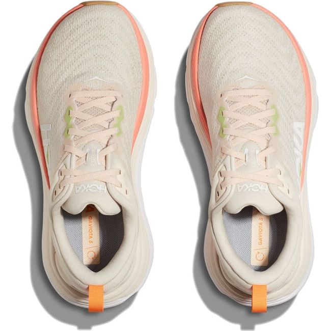 Hoka Women's Gaviota 5 Running Shoe Vanilla/Eggnog 1134235/1134270-VLG