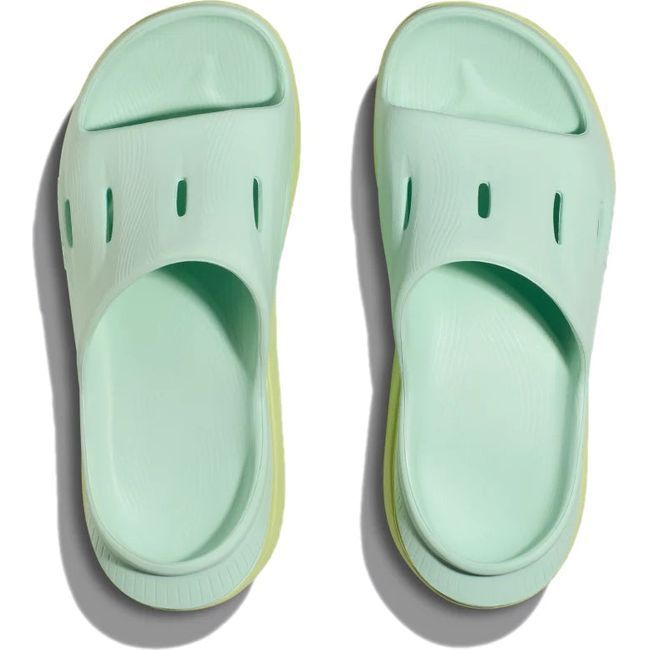Hoka Unisex Ora Recovery Slide 3 Sandal Aqua Breeze/Celery Juice 1135061-AZC