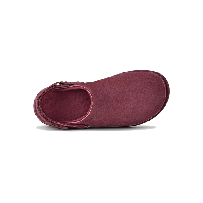 Top of UGG Women's Goldenstar Clog in Burnt Magenta Redish Purple