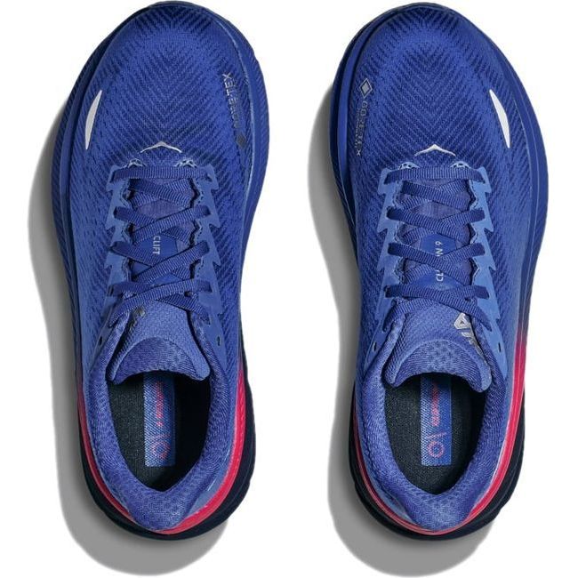 Hoka Women's Clifton 9 GTX Running Shoe DAZZLING BLUE/EVENING SKY 1141490-DBES
