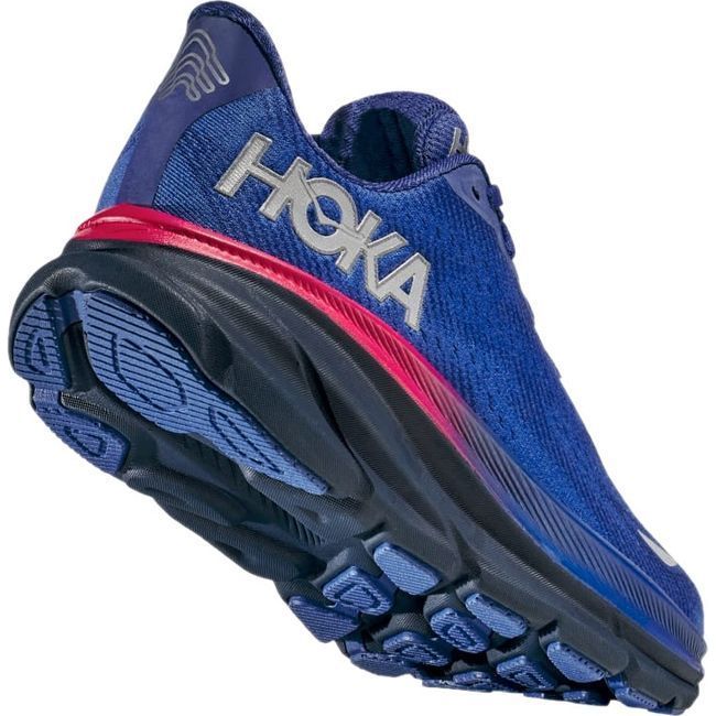 Hoka Women's Clifton 9 GTX Running Shoe DAZZLING BLUE/EVENING SKY 1141490-DBES