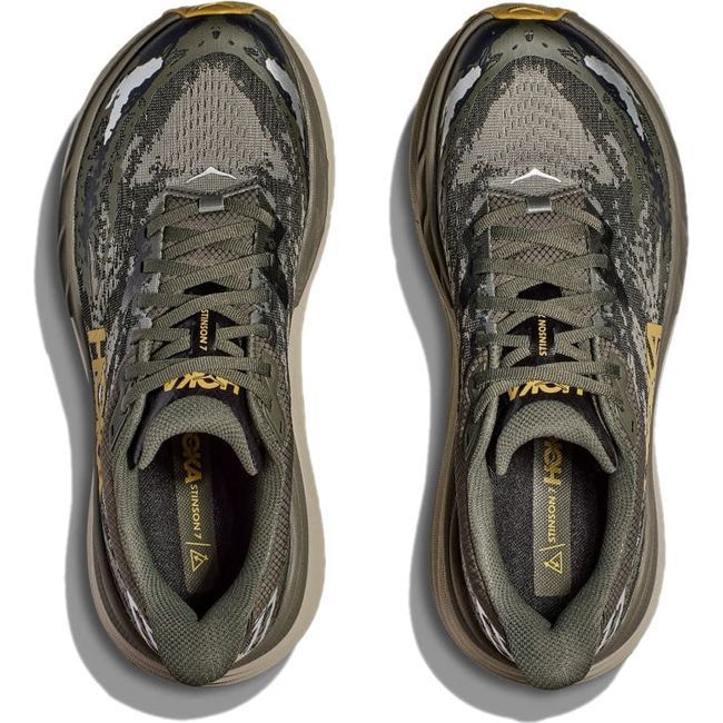 Hoka Men's Stinson 7 Running Shoe Olive Haze/Forest Cover 1141530-OZF