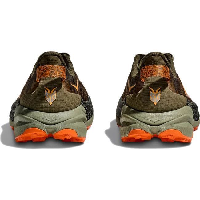 Men's Hoka Speedgoat 6 Trail Running Shoe Antique Olive/Squash 1147791-AQL