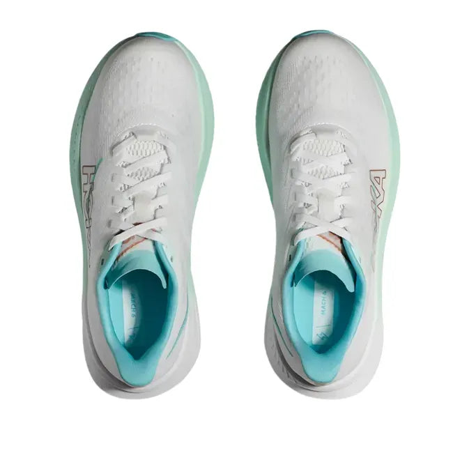 Hoka Women's Mach 6 Running Shoe Frost/Rose Gold 1147810-FTRS