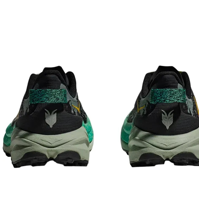 Hoka Women's Speedgoat 6 Trail Running Shoe Black/Aloe Vera 1147811-BLVR