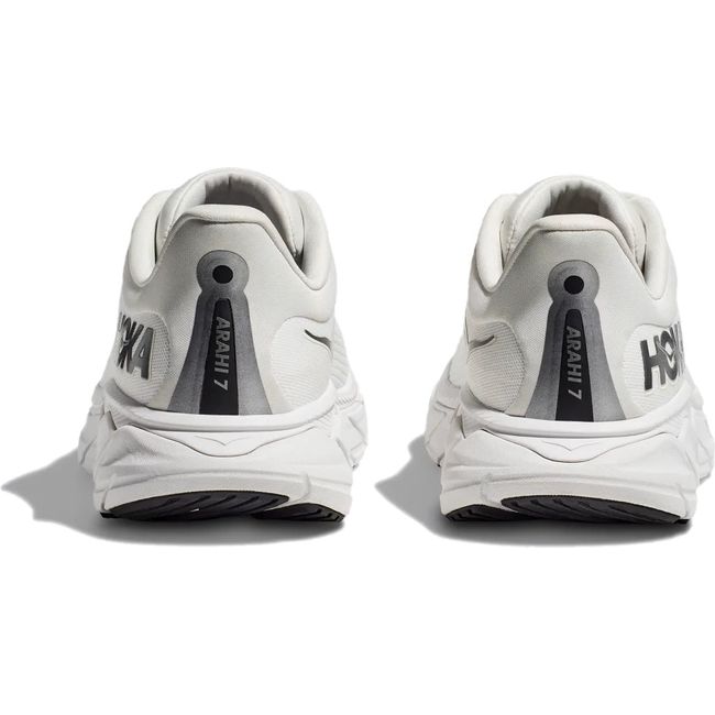 Hoka Men's Arahi 7 Running Shoe BLANC DE BLANC / STEEL WOOL 1147850/1147870-BDBSW