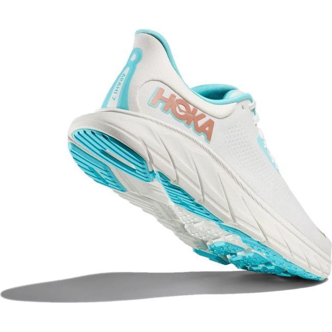 Hoka Women's Arahi 7 Running Shoe Frost/Rose Gold 1147851-FTRS