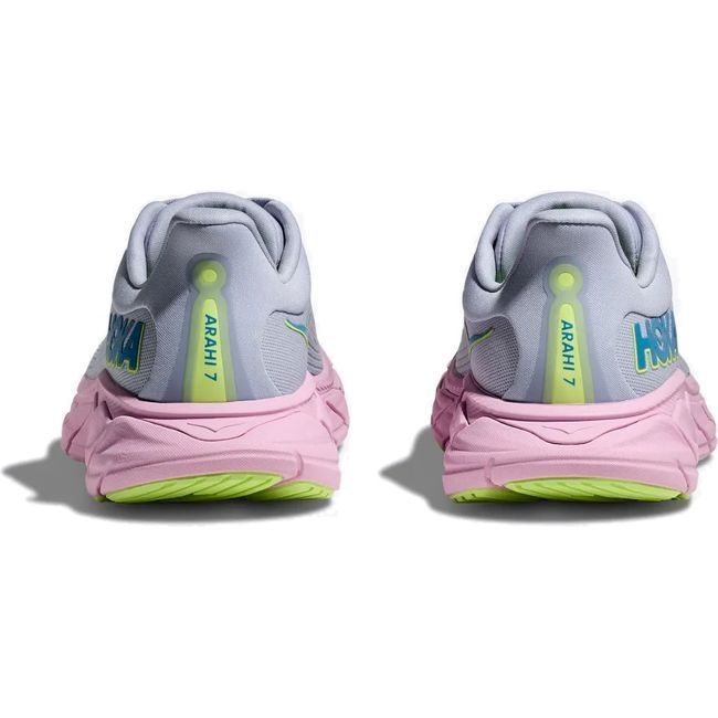 Hoka Women's Arahi 7 Running Shoe Gull/Pink Twilight 1147851-GLP