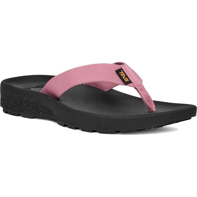 Front of Women's Teva Hydratrek Water Flip Flop in Lilas purple with toe post