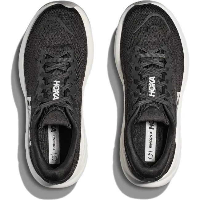 Hoka Men's Rincon 4 Running Shoe Black/White 1155130-BWHT