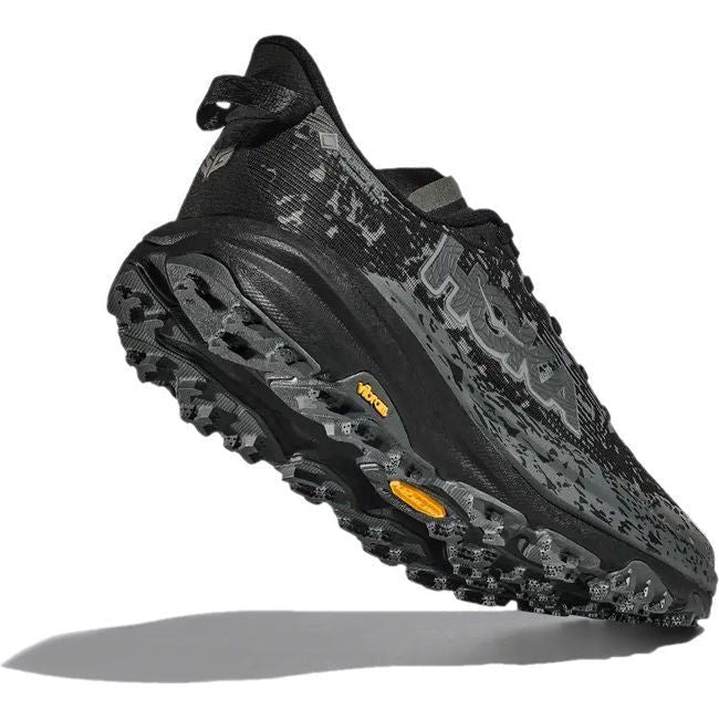 Hoka Men's Speedgoat 6 GTX Trail Running Shoe Black/Outer Orbit 1155150/1155770-BCKT