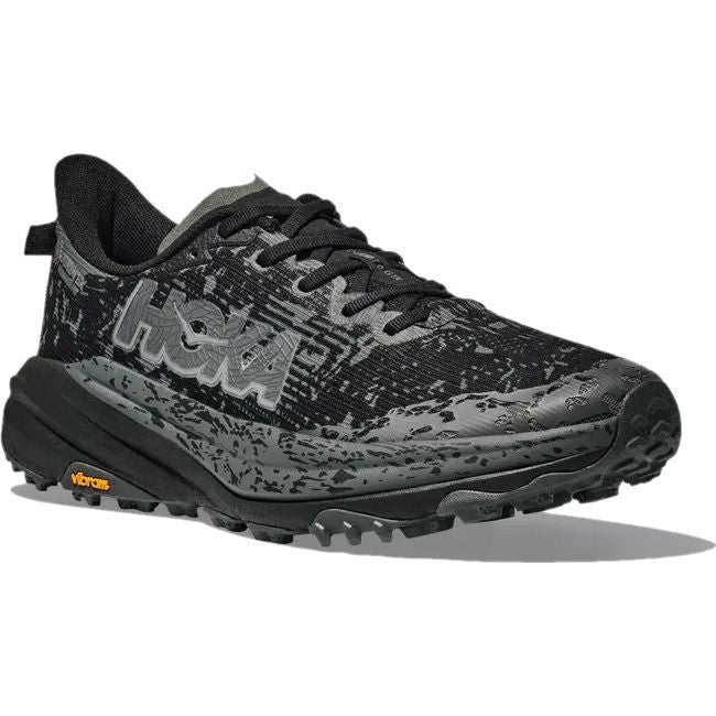 Hoka Men's Speedgoat 6 GTX Trail Running Shoe Black/Outer Orbit 1155150/1155770-BCKT