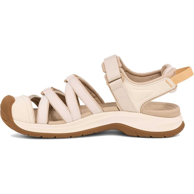 Front of Women's Teva Tirra Sport Closed ToeHiking Sandal in Birch beige