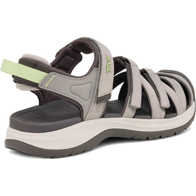 Heel of Women's Teva Tirra Sport Closed ToeHiking Sandal in Drizzle grey with back strap