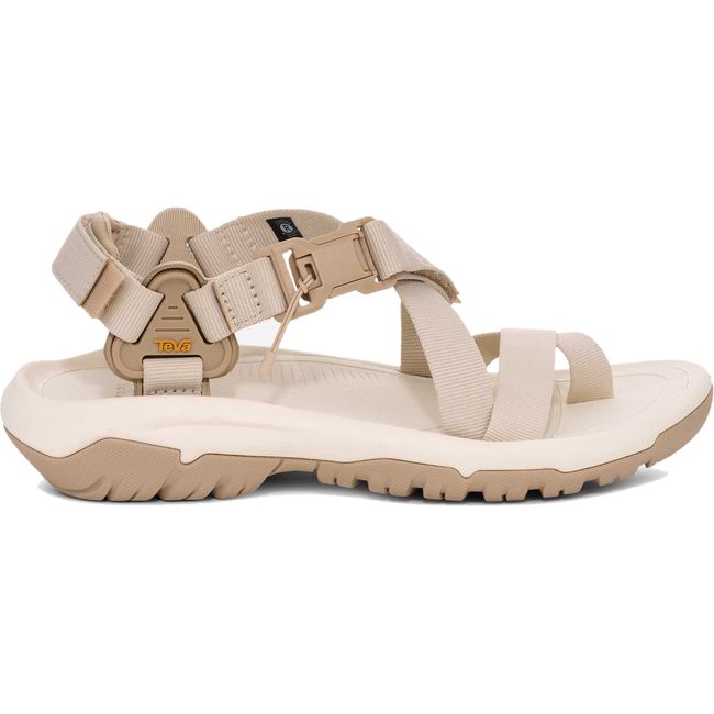 Lateral side of Women's Teva Hurricane Terra Dactyl Hiking Sandal in Birch Beige