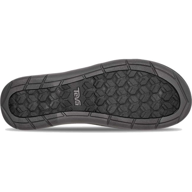 Sole of Teva Women's TirraTraveler Flip Flop in Black