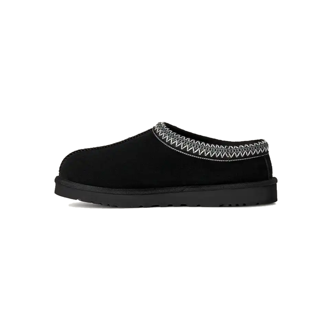 Medial side of UGG Men's Tasman II Slipper in Black