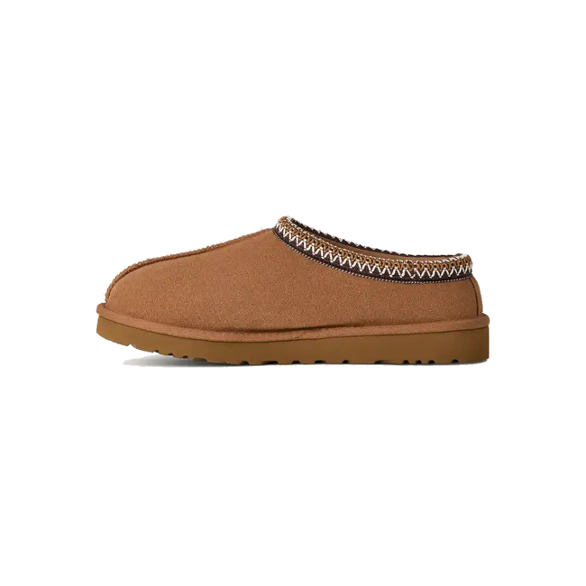 Medial side of UGG Men's Tasman II Slipper in Chestnut Brown