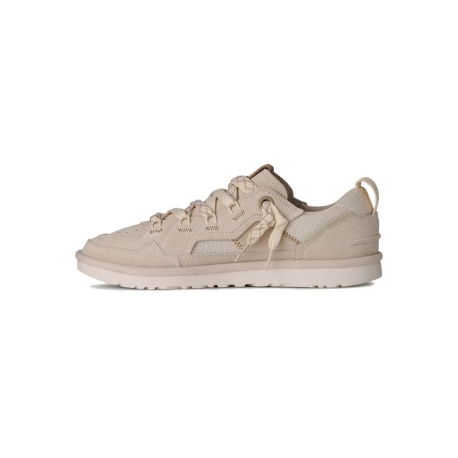 Medial side of UGG Men's Minimel Sneaker in Jasmine Beige