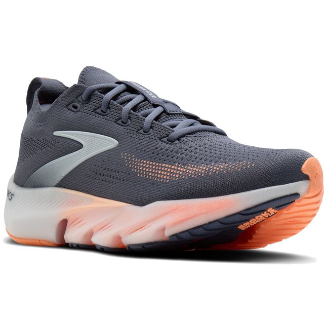 Athletic Shoes Gray and Orange with Cushioned Midsole ON CLOUDRUNNER 2 ROCK/TANGERINE - MENS - Lamey Wellehan Shoes main image 2