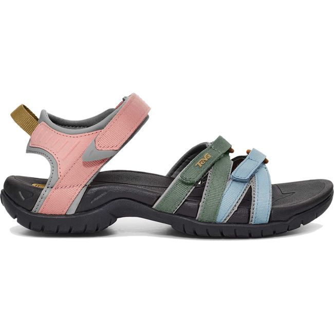 Lateral side of Women's Teva Tirra Sandal in Light Earth Multi