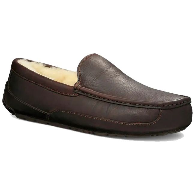 UGG Men's Ascot Leather Slipper China Tea 5379-CTEA