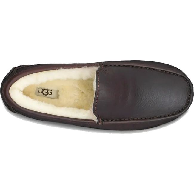 UGG Men's Ascot Leather Slipper China Tea 5379-CTEA