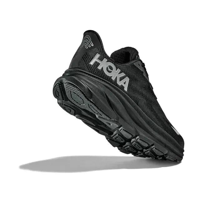 Hoka Women's Clifton 9 GTX Running Shoe Black/Black 1141490-BBLC