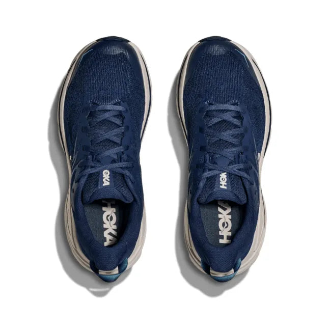 Top of Hoka Women's Challenger 8 Trail Running Shoes in Midnight Blue