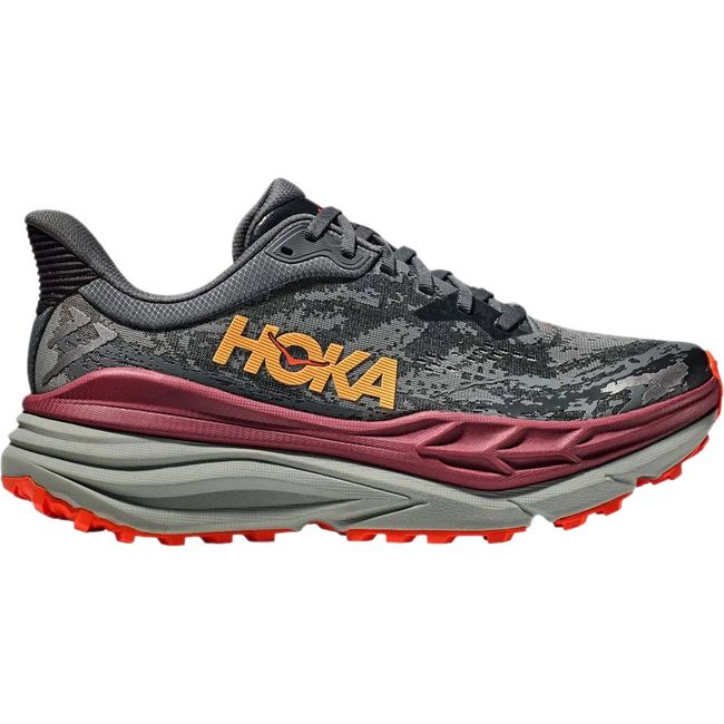 Hoka Men's Stinson ATR 7 Hiking Shoe CASTLEROCK/CABERNET 1141530-CCBRN