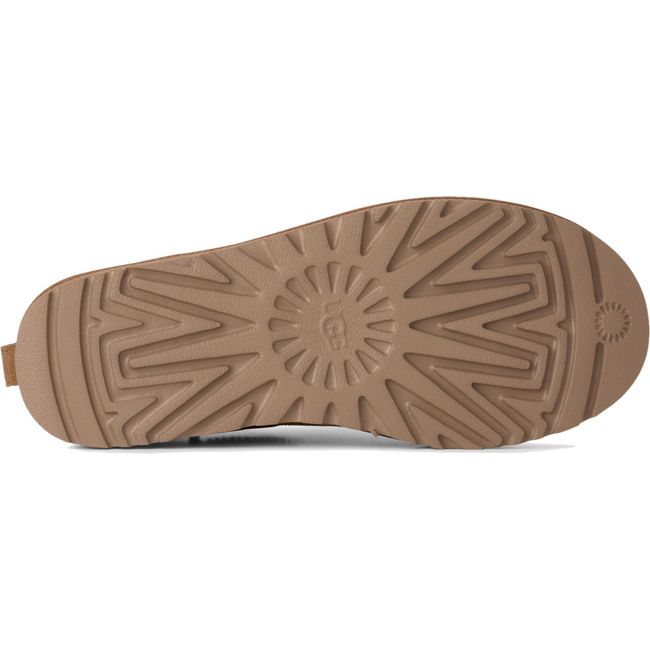 Sole of UGG Women's Classic Micro Boot in chestnut brown