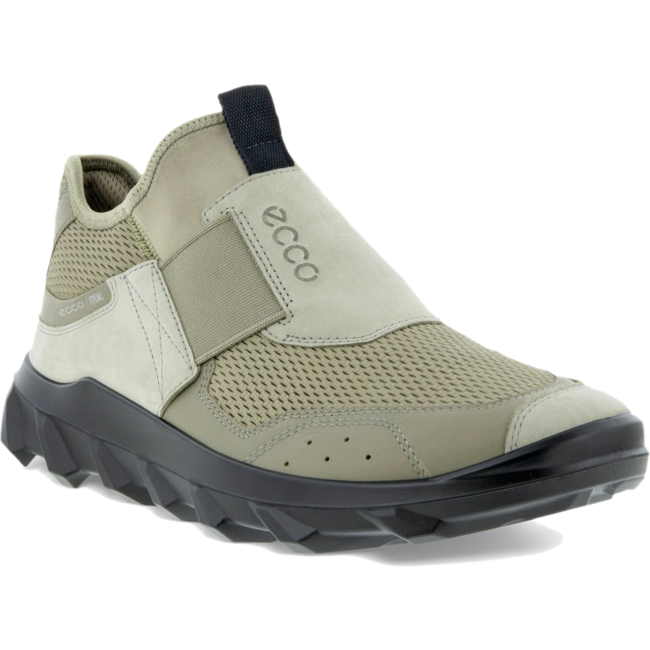 Ecco Leather Sneakers Cars Are Parked On The Street In Front Of