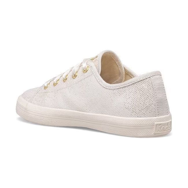 Keds Kids' Kickstart Celebrations Sparkle Sneakers Ivory KK166574