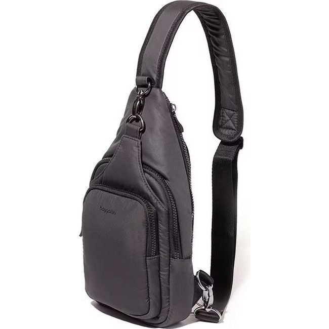 Baggallini Central Park Sling Bag Black Puff CEP754B0318