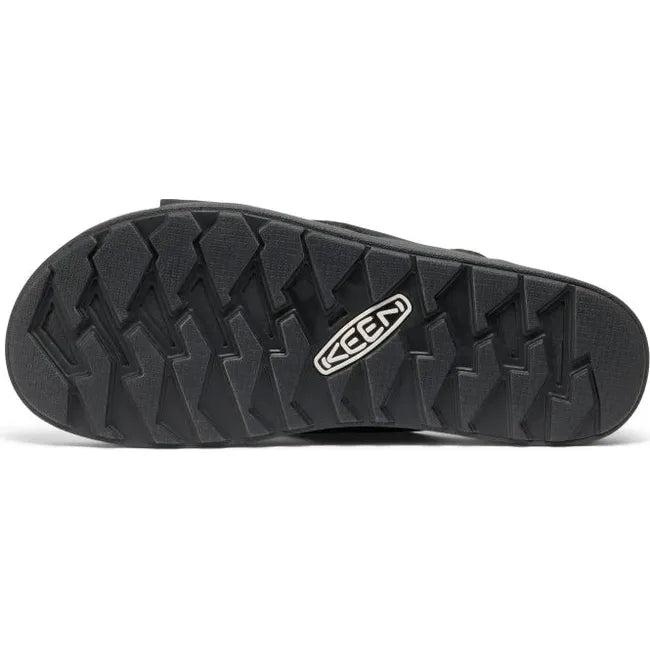 Sole of KEEN Women's Elle Luxe Cross Strap Sandal in Black