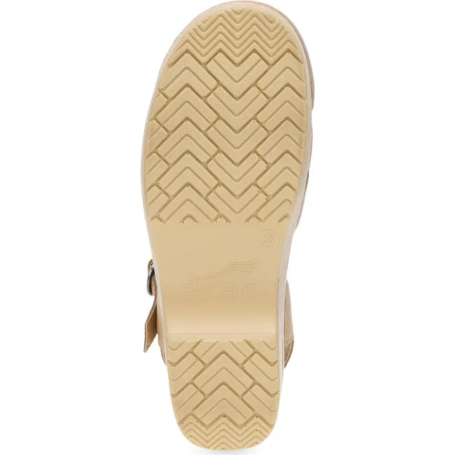 Dansko Margreta Mary Jane clog, wood-base outsole