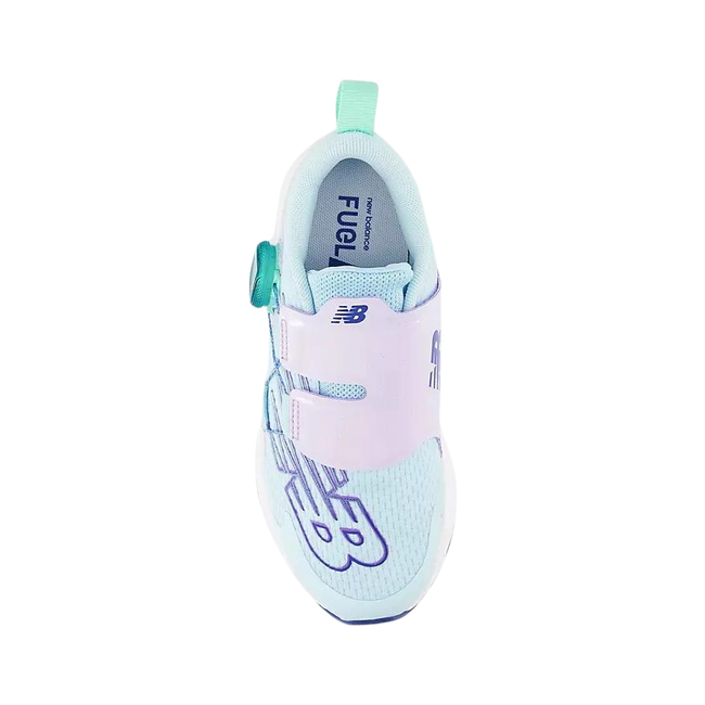 New Balance Kids' DynaSoft Reveal V4 BOA Running Shoe BLUE/CYBER LILAC/BLUE GROOVE PTRVLPB3