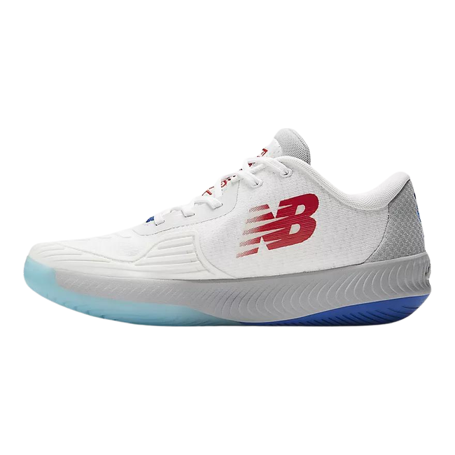 New Balance Men's 996 V5 Pickleball Shoe WHITE/GREY/TEAM ROYAL MCH996PB