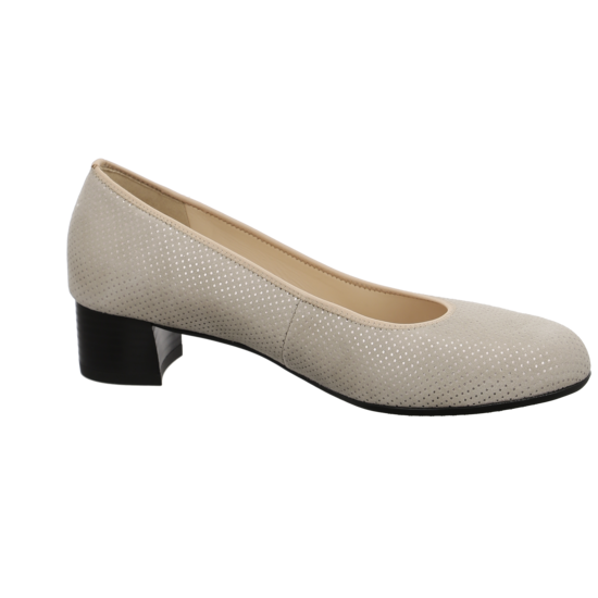 Ara Women's Vivian Block Heel Pump Sand 12-16601-95 