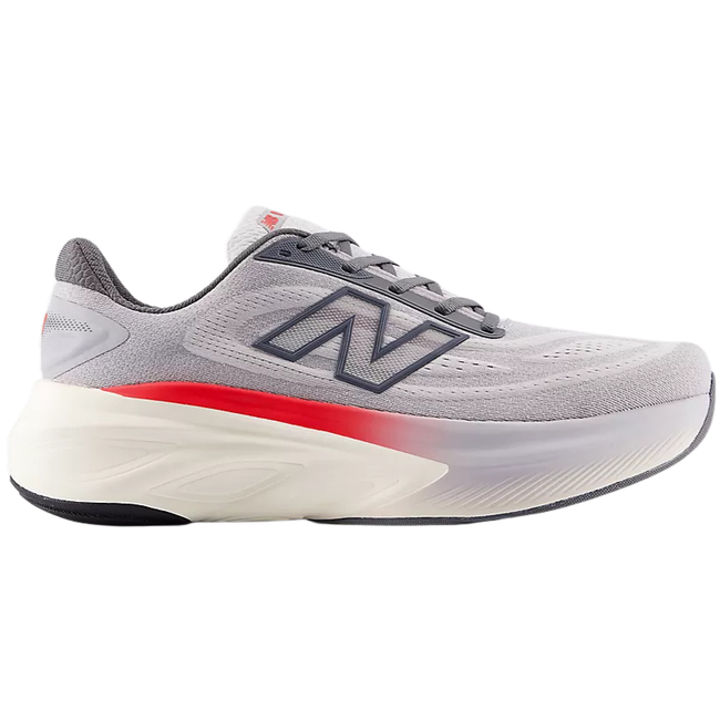 Side of New Balance Men's Fresh Foam X More V6 Running Shoe in Grey Matter